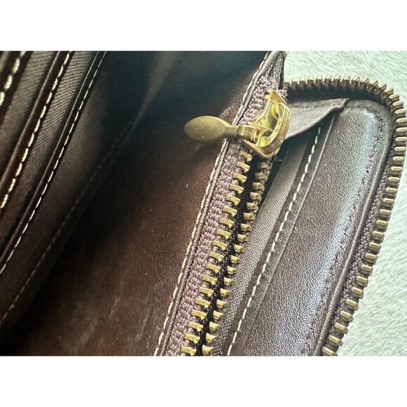 Burberry Blue Label Plaid Zip Around Long Wallet - Picture 13 of 13